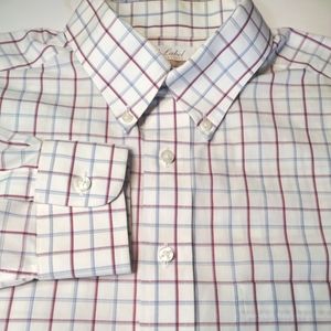 MEN'S Roundtree & Yorke Gold Label Long Sleeve Dress Shirt | Neck 16 - 33